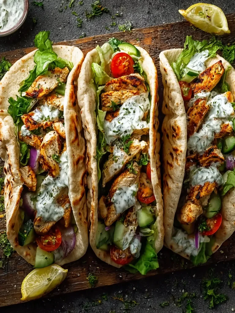 Savory Sheet Pan Chicken Pitas with Herby Ranch Bliss First Image