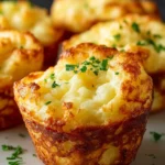 Cheesy Mashed Potato Muffins First Image
