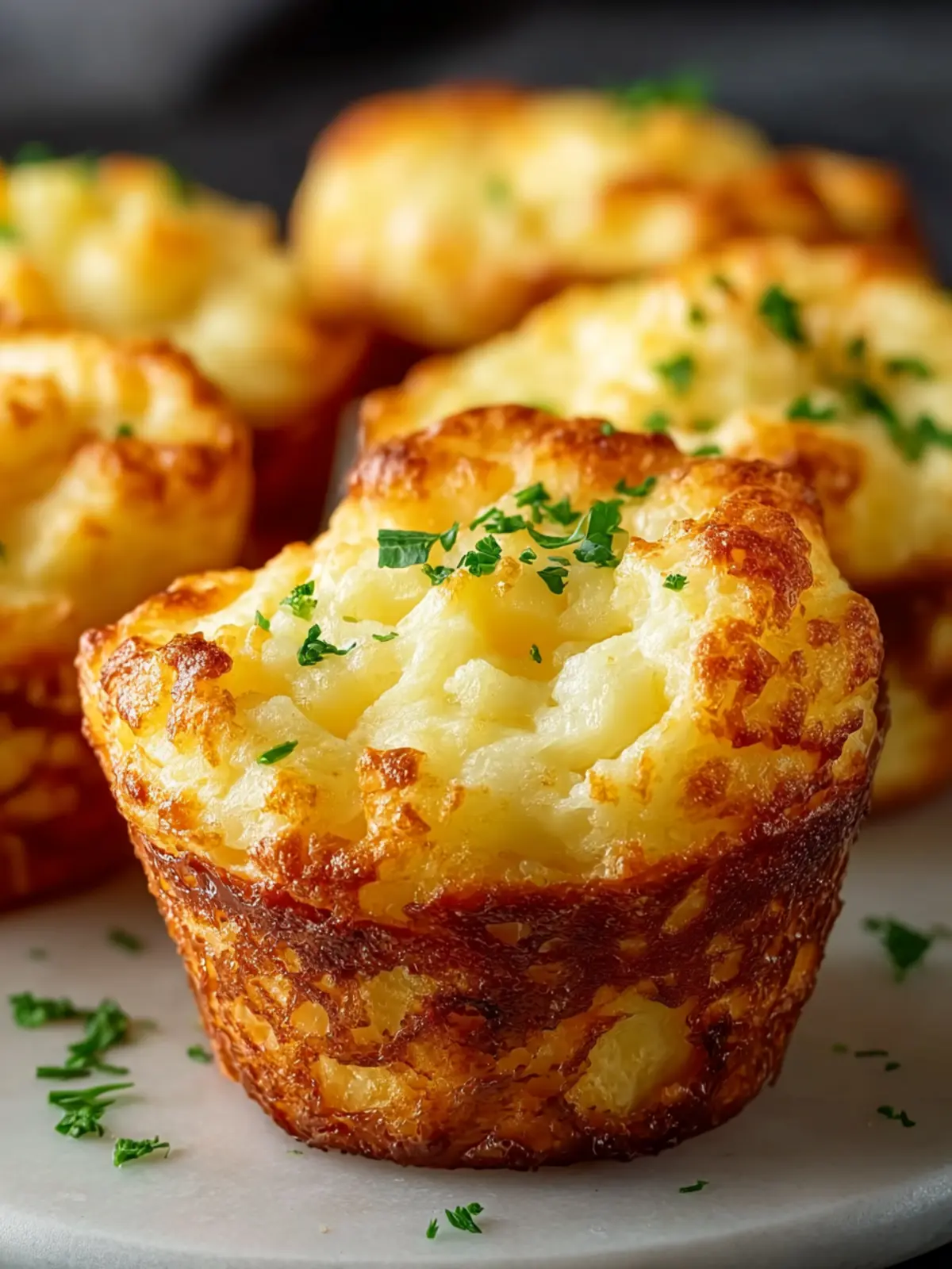 Cheesy Mashed Potato Muffins First Image