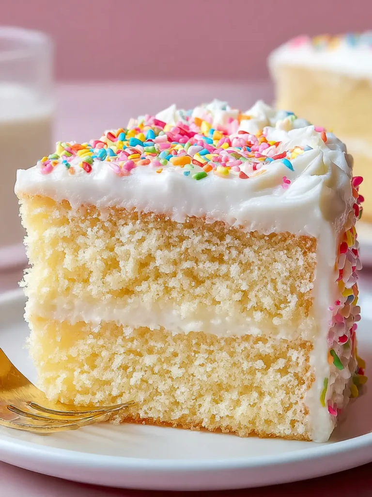 Irresistibly Moist Vanilla Cake Recipe for Every Occasion First Image