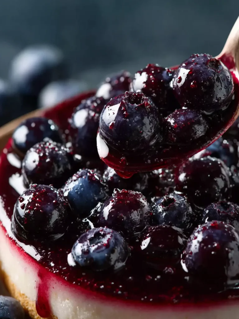 Homemade Blueberry Sauce First Image