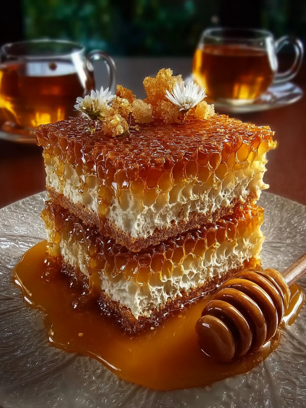 Malaysian Honeycomb Cake (Kek Gula Hangus): A Delightful Caramel Treat First Image