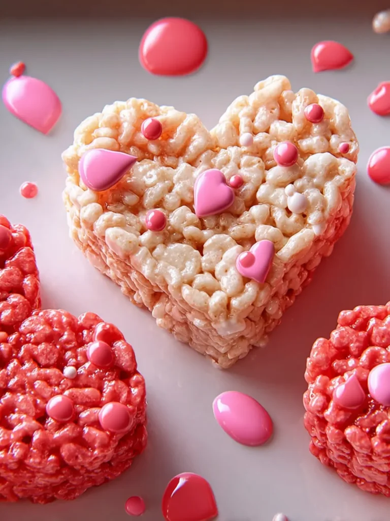 Sweet Heart Shaped Valentine’s Rice Krispies Recipe First Image