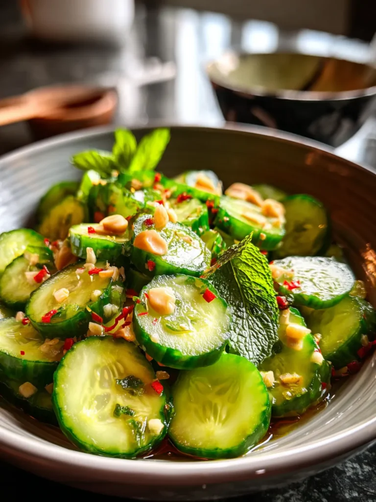 Refreshing Asian Cucumber Salad Recipe for Summer Delight First Image