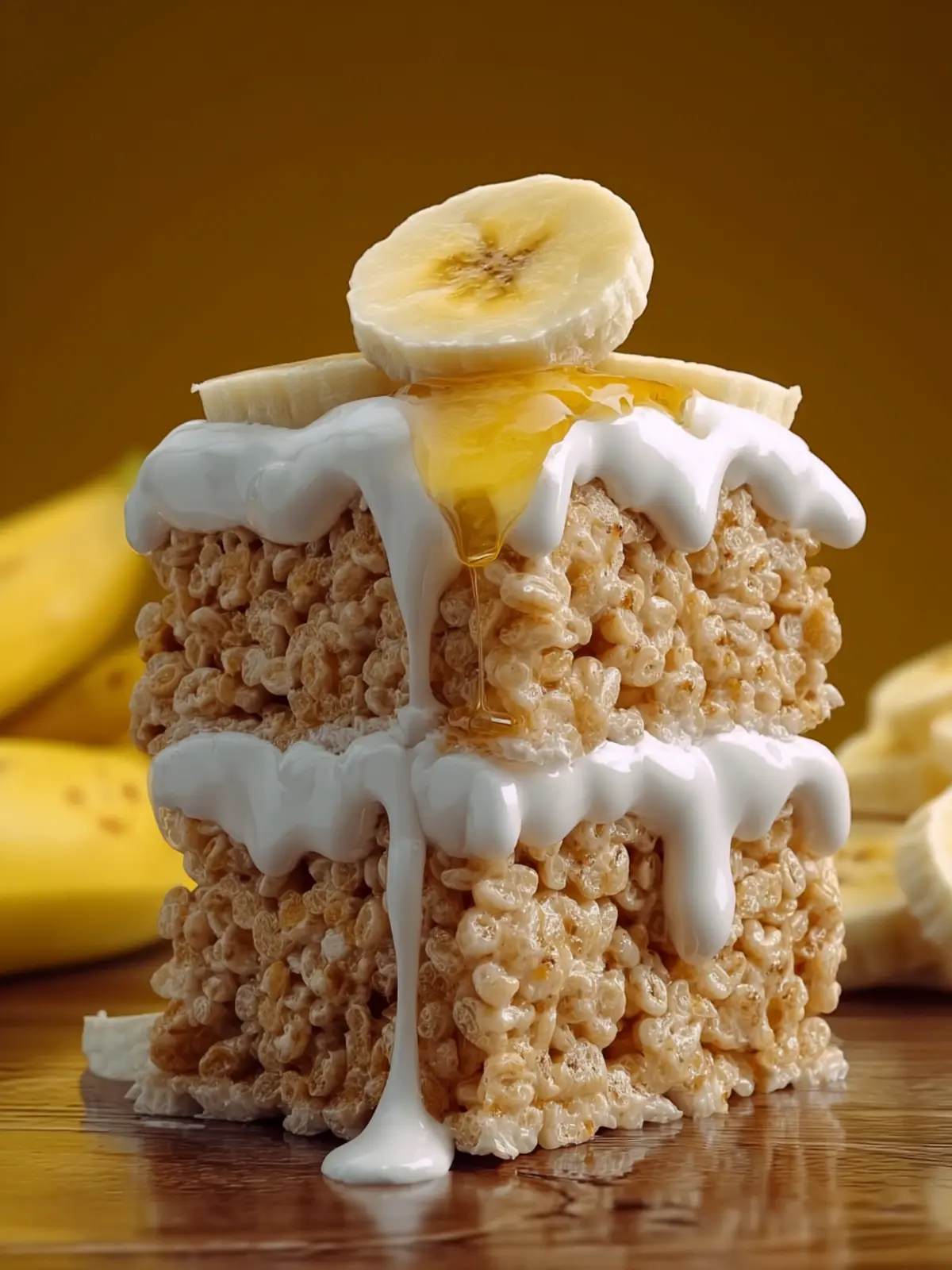 Banana Pudding Rice Krispies Treats: 6 Easy Layered Bars First Image