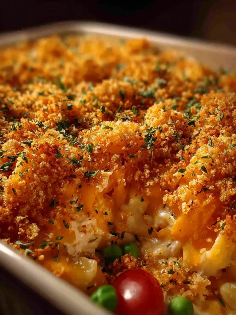 Ritz Cracker Chicken Casserole First Image