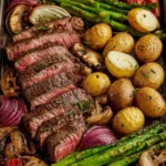 Sheet Pan Steak and Veggies First Image