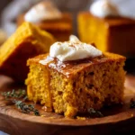 Delicious Pumpkin Cornbread with Cinnamon Honey Butter Recipe First Image