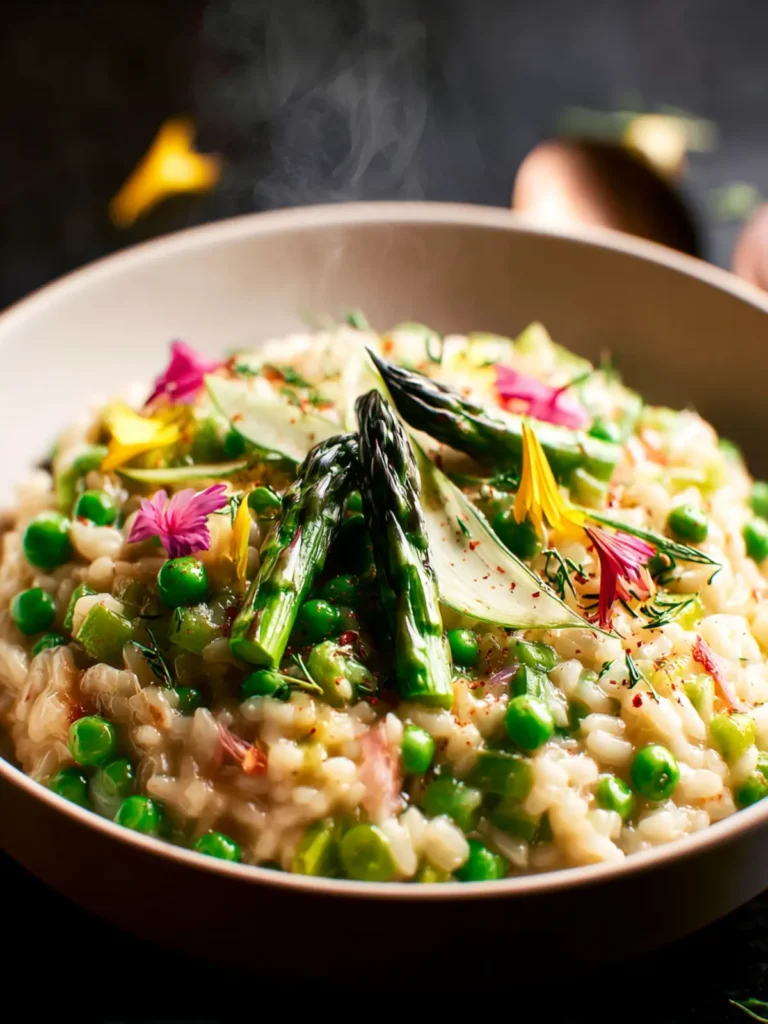Creamy Spring Vegetable Risotto Recipe for Fresh Flavors First Image