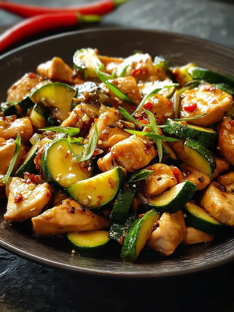 Chicken Zucchini Stir Fry First Image