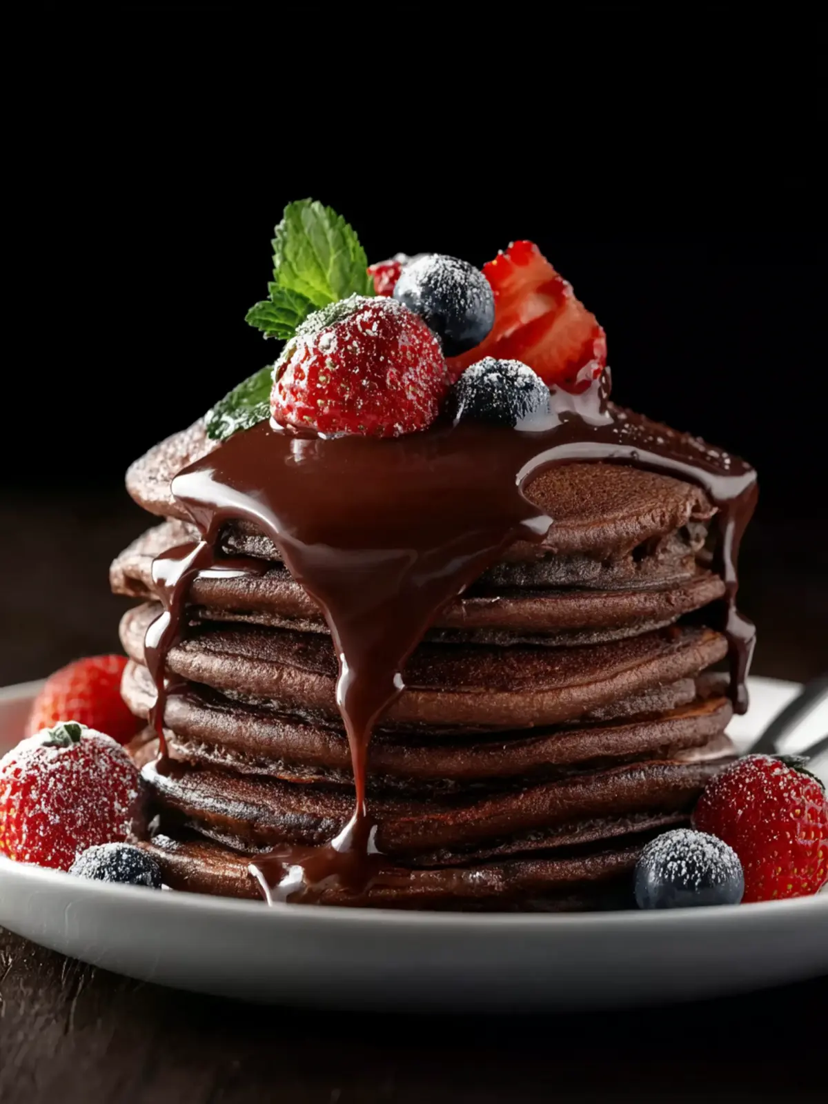 Chocolate Pancakes First Image