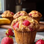 Irresistible Strawberry Banana Muffins Recipe for Breakfast First Image