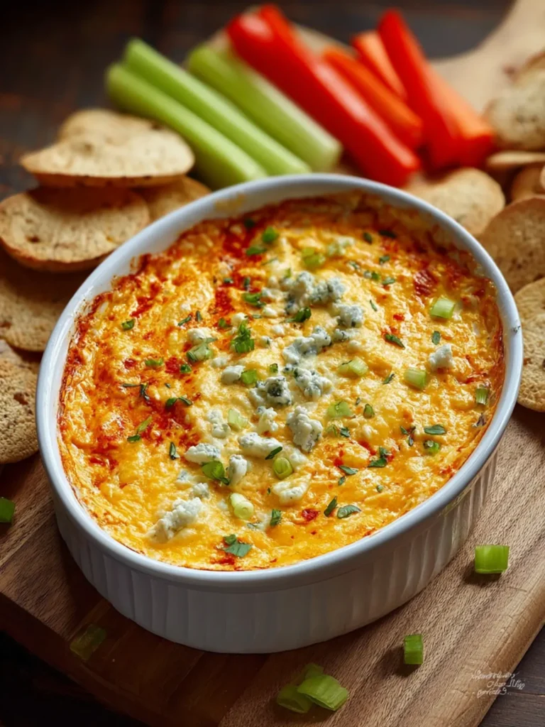 Creamy Cottage Cheese Buffalo Chicken Dip First Image