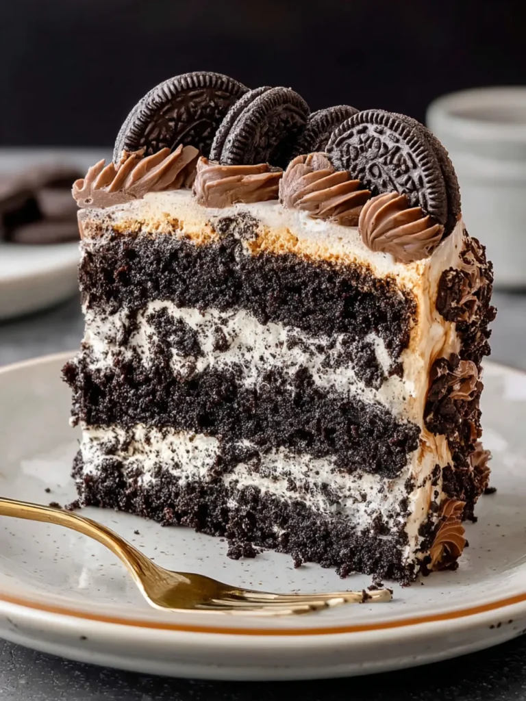 Irresistible Cookies and Cream Cake Recipe to Delight You First Image