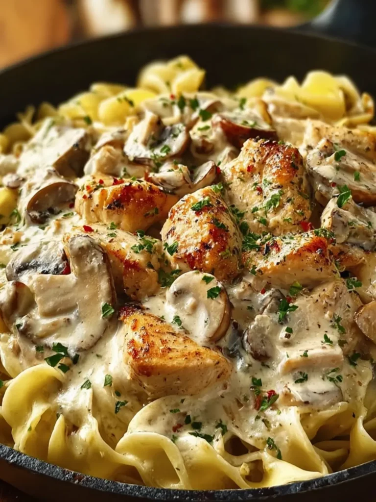 Creamy Chicken Stroganoff First Image