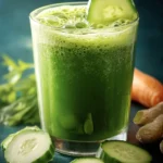 Refreshing Winter Green Juice with Cucumber & Ginger First Image