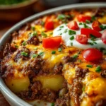Ground Beef Potato Casserole First Image
