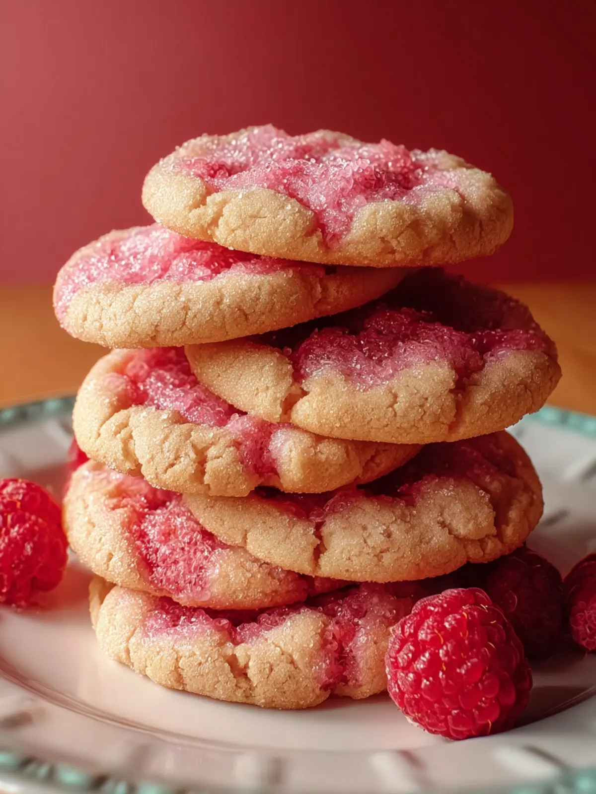 Easy Raspberry Cookies Recipe: Irresistible Soft Treats in 9 Steps First Image