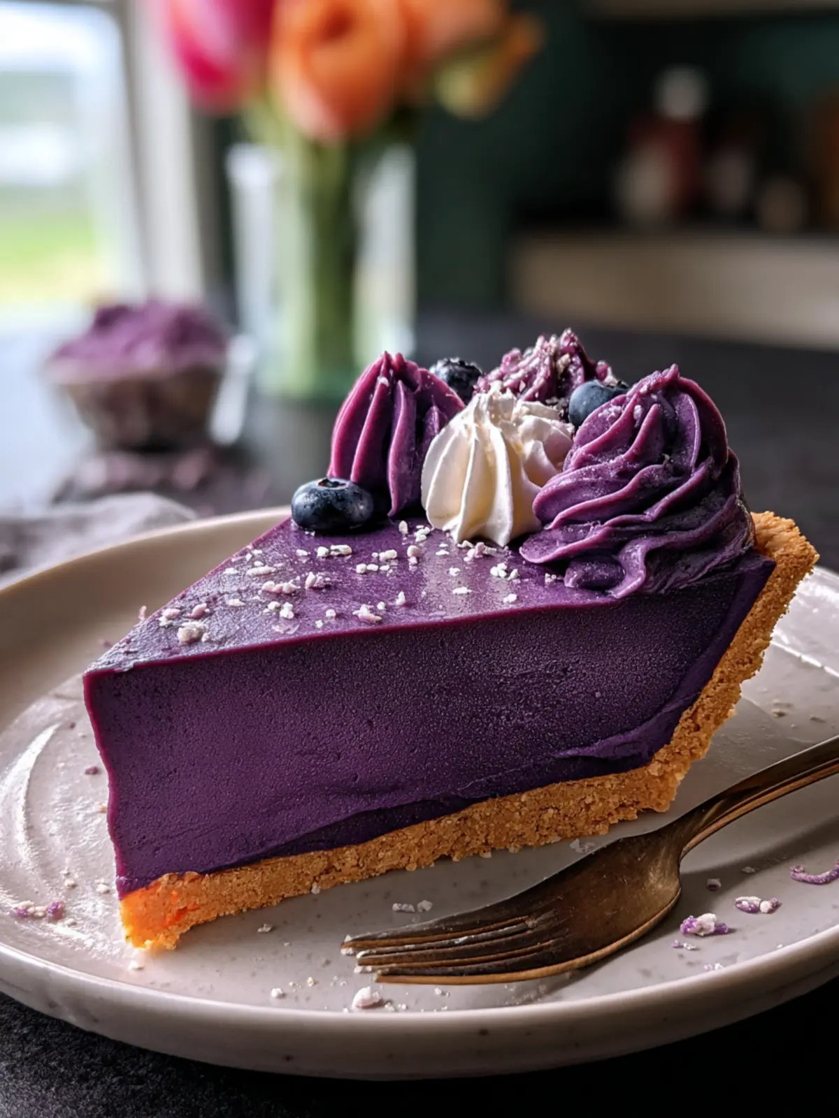 Irresistible Purple Sweet Potato Pie Recipe to Delight You First Image