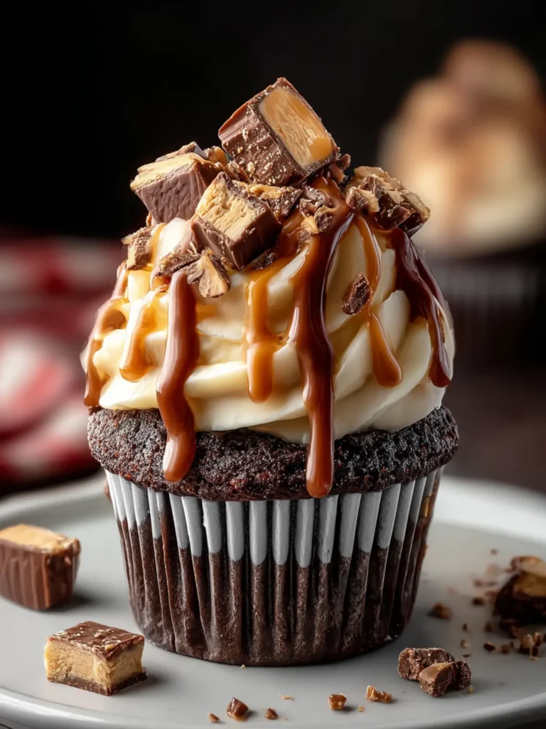Snickers Cupcakes First Image