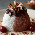 Coconut Dome with Chocolate Spread First Image