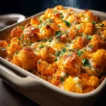Buffalo Chicken Cauliflower Casserole First Image