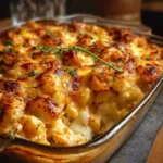 Cheesy Creamy Chicken Casserole Bake Recipe First Image