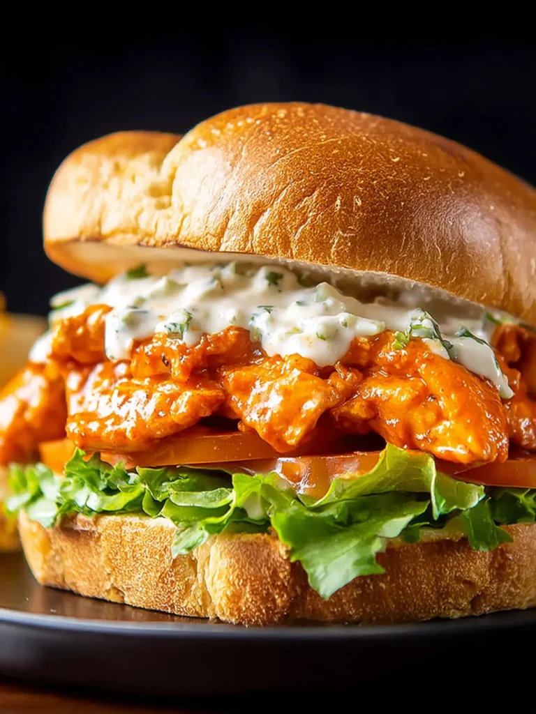 Irresistible Buffalo Chicken Sandwich Recipe to Savor First Image