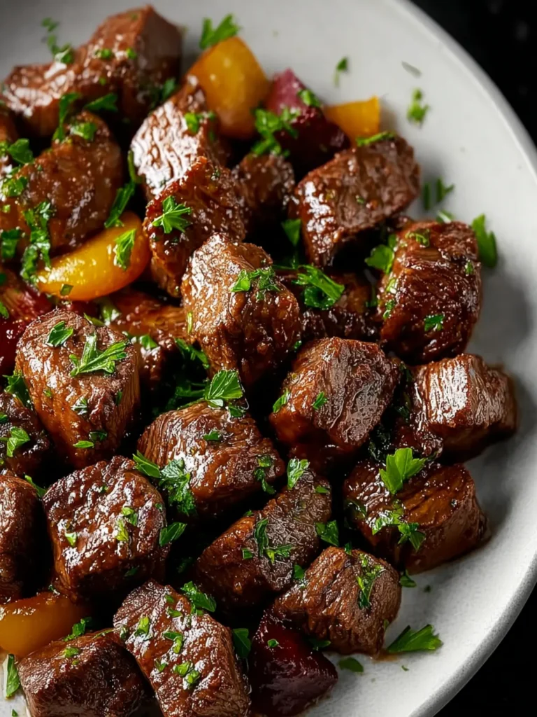 Delicious Crockpot Steak Bites First Image