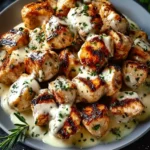Tender Grilled Chicken Bites with Creamy Garlic Sauce First Image