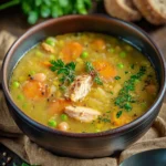 Cozy Chicken Split Pea Soup for Chilly Days (Easy Recipe) First Image