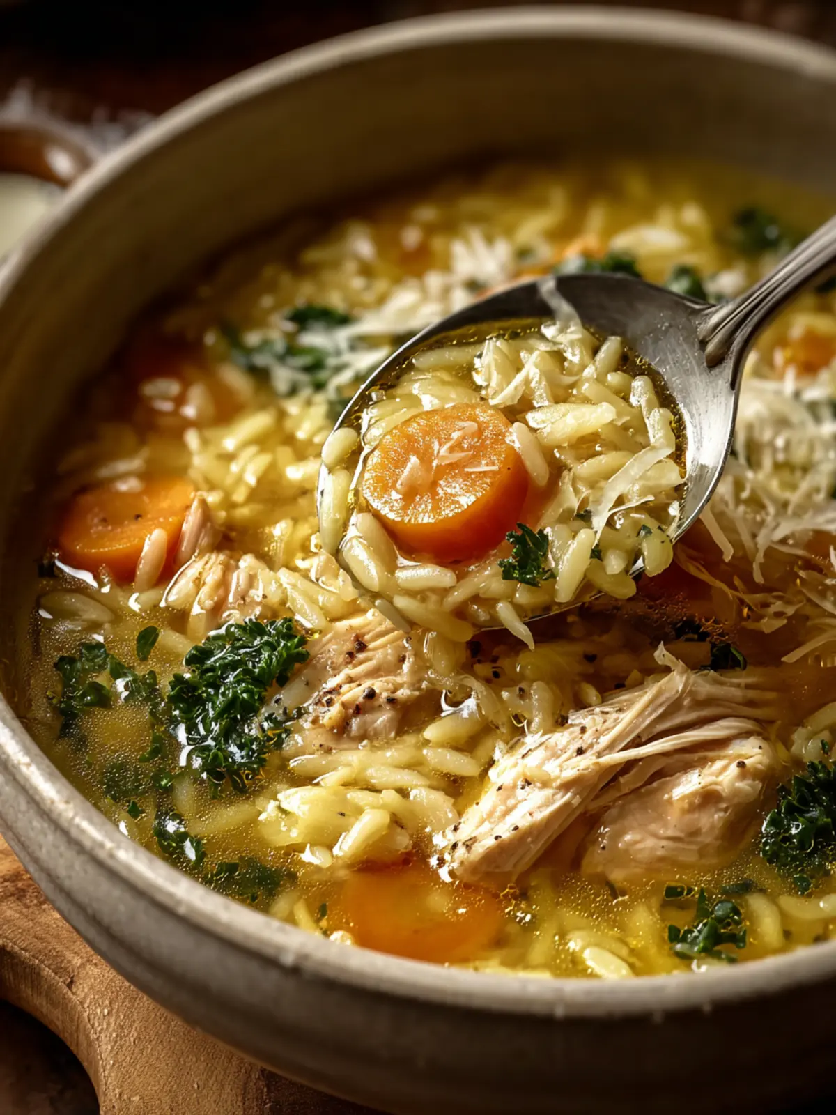 Comforting Whole Chicken Orzo Soup to Savor on Cozy Nights