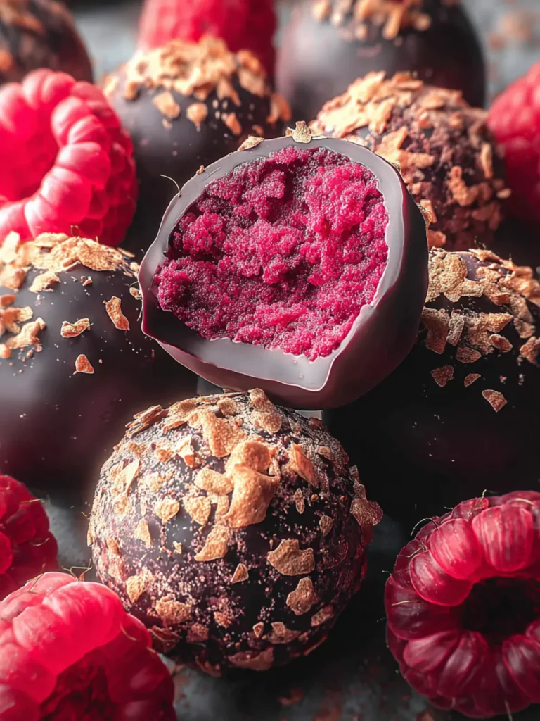Indulgent Raspberry Chocolate Truffles You Must Try Today First Image