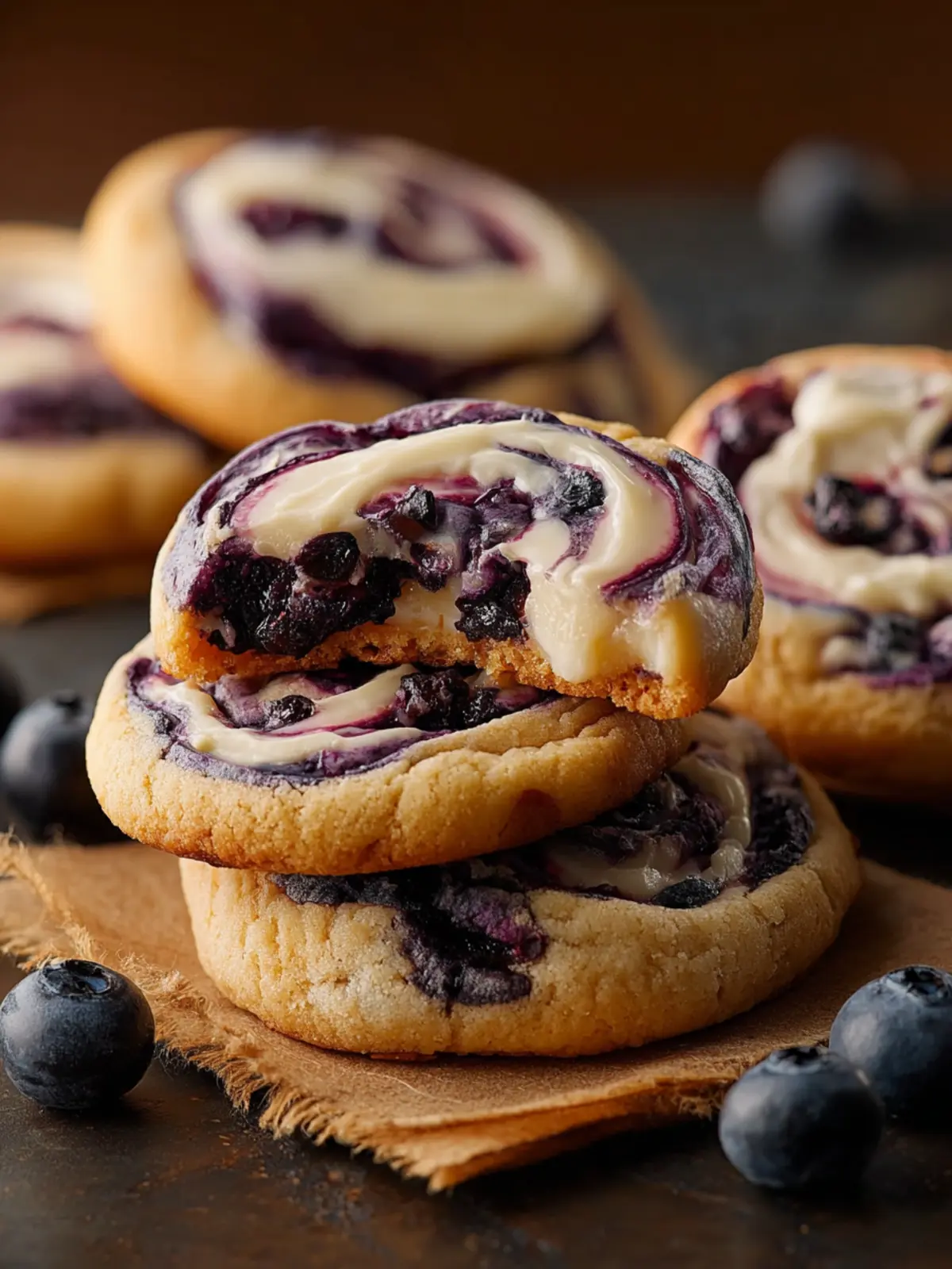 Blueberry Swirl Cheesecake Cookies – 6 Irresistible Bakery Secrets First Image
