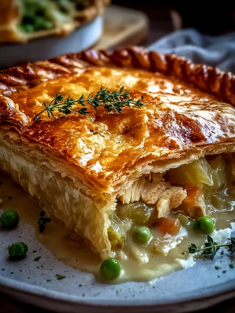 Irresistible Chicken And Leek Pie Recipe for Cozy Nights First Image