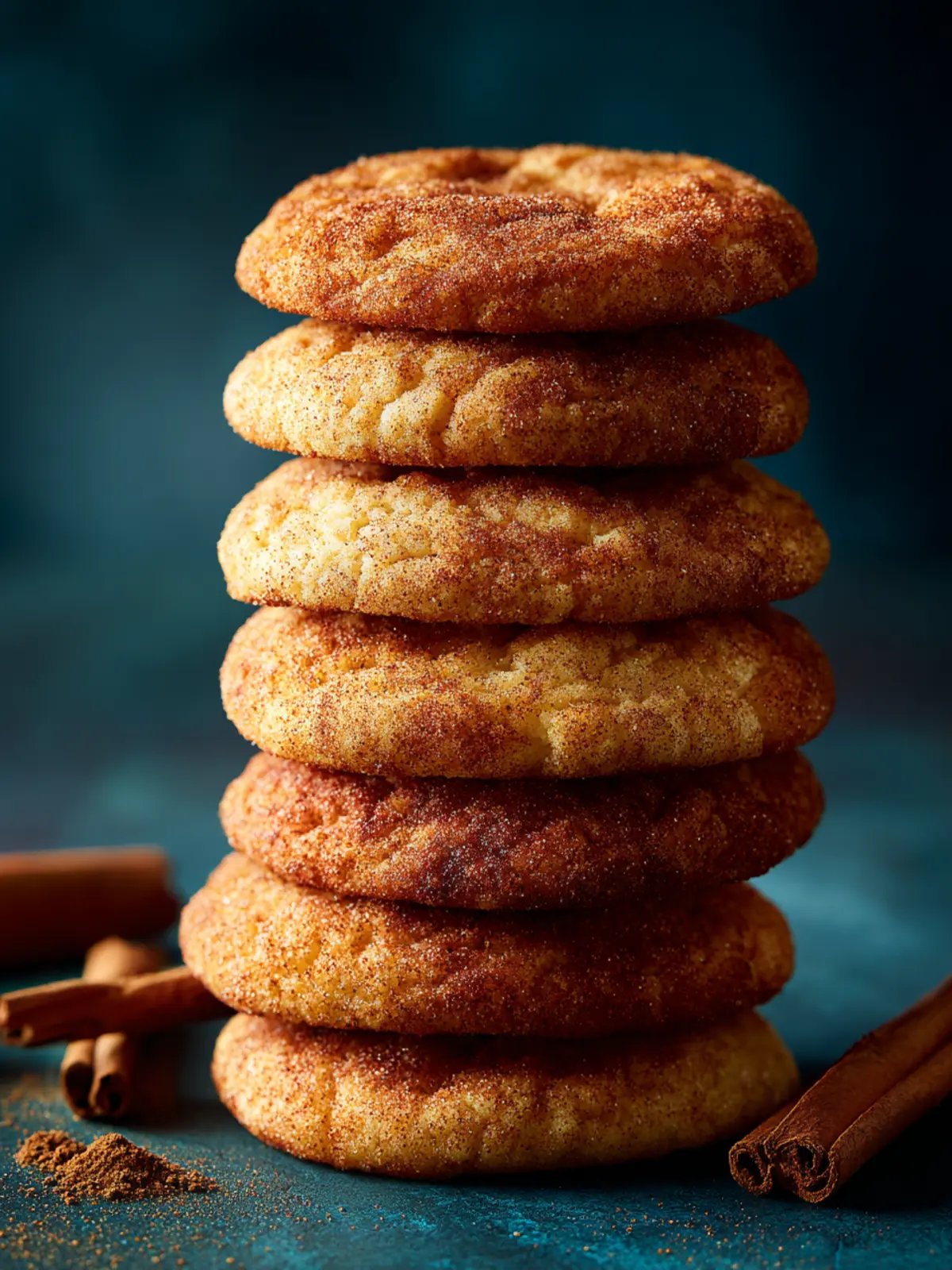 Chewy Snickerdoodle Cookies First Image