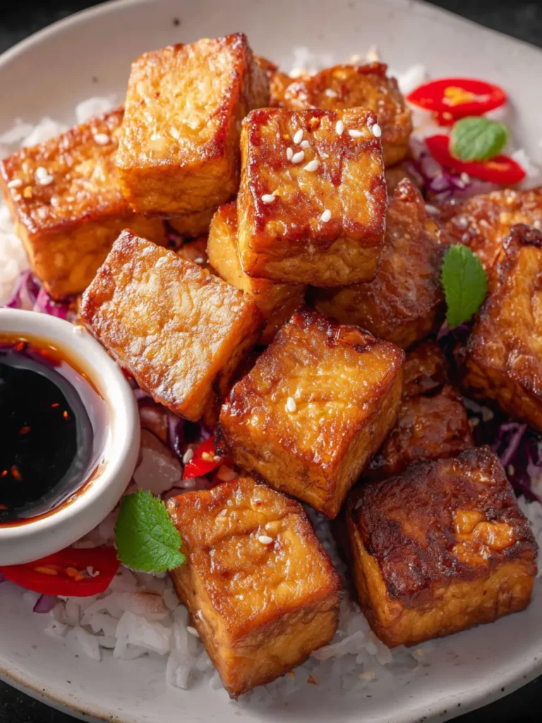 crispy baked tofu First Image
