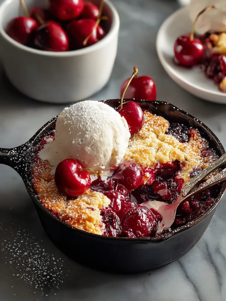 Irresistible Easy Cherry Cobbler Recipe for Everyone First Image