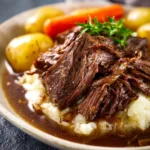 Slow Cooker Mississippi Pot Roast First Image
