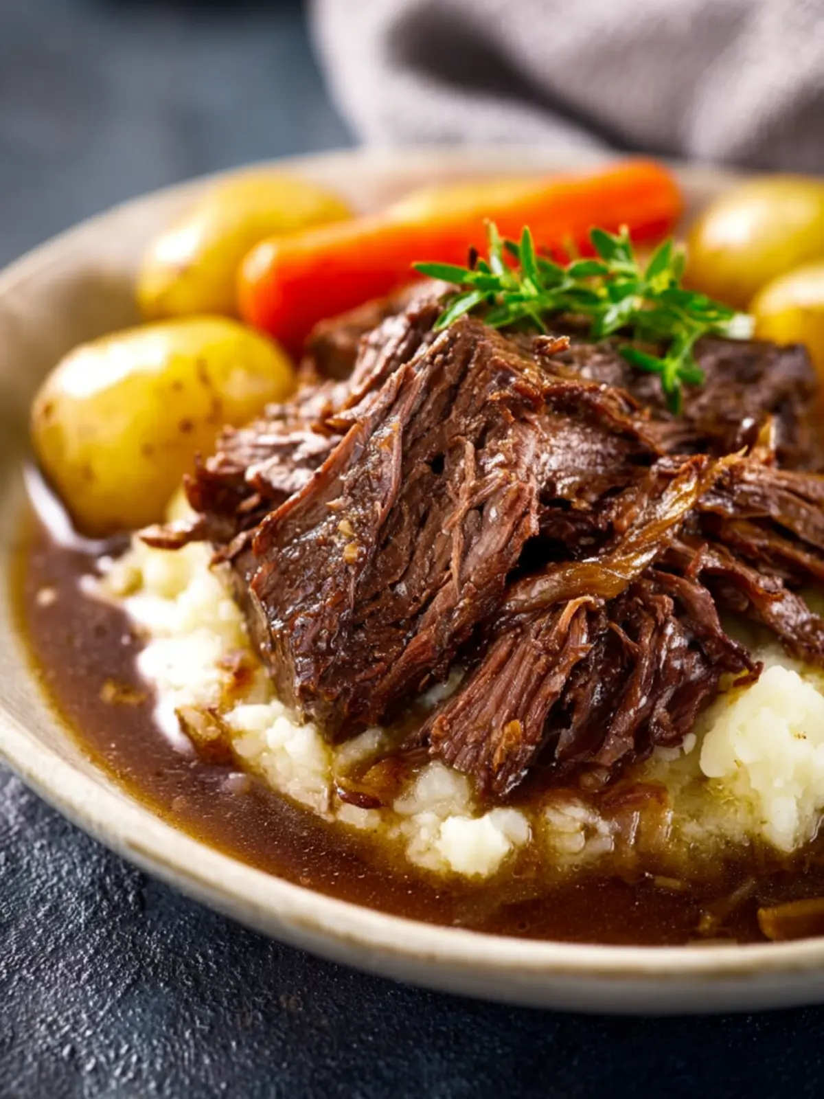 Slow Cooker Mississippi Pot Roast First Image