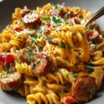 20-Minute One-Pot Creamy Cajun Sausage Pasta First Image
