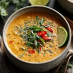 Creamy Thai Coconut Red Lentil Soup First Image
