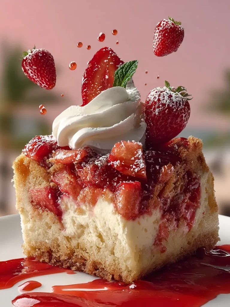 Donna Wood Strawberry Cheesecake Dump Cake First Image