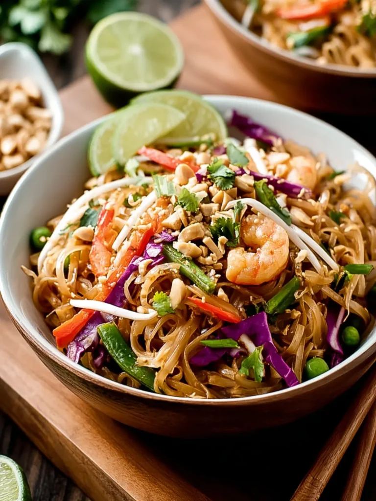20-Minute Sriracha Peanut Pad Thai: Quick & Delicious Recipe First Image