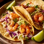 Shrimp Tacos with Cabbage Slaw First Image