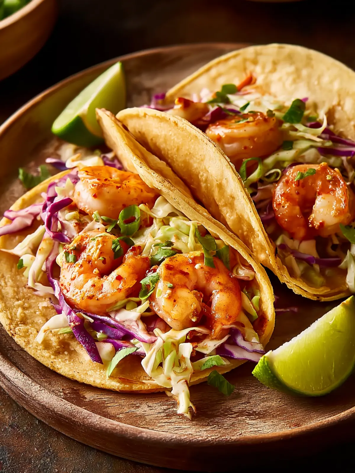 Shrimp Tacos with Cabbage Slaw First Image