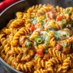 One Pot Cheesy Enchilada Pasta First Image