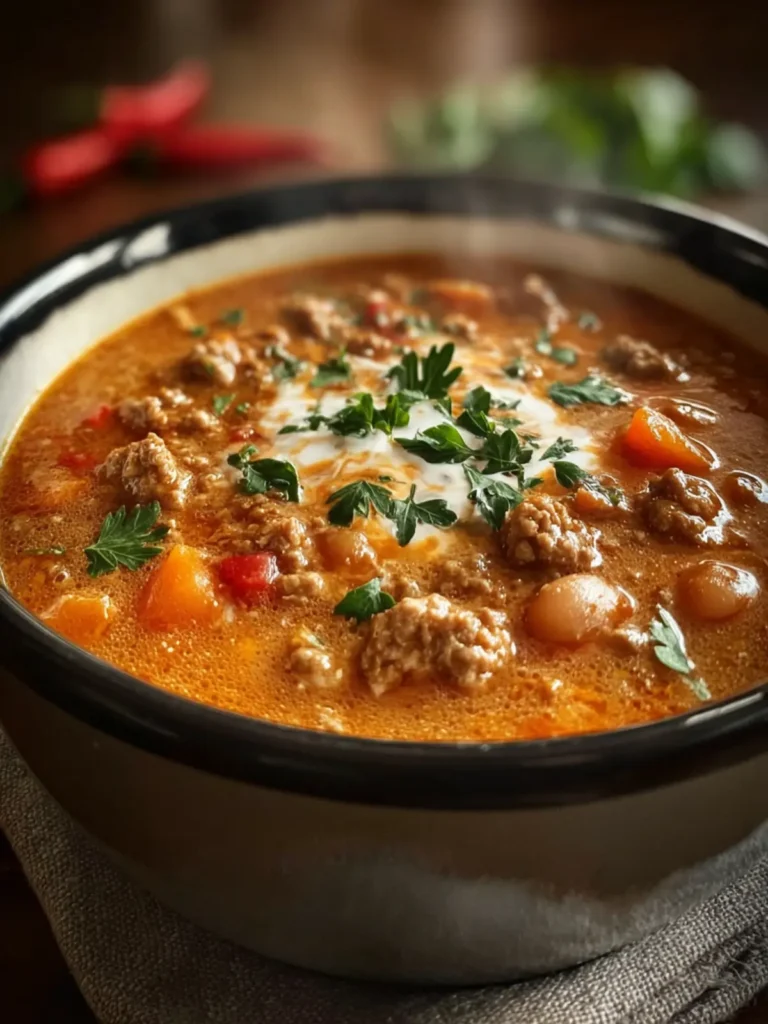 Creamy Turkey Pumpkin Chili First Image