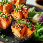 Irresistible Easy Baked Salmon Sushi Cups Recipe First Image