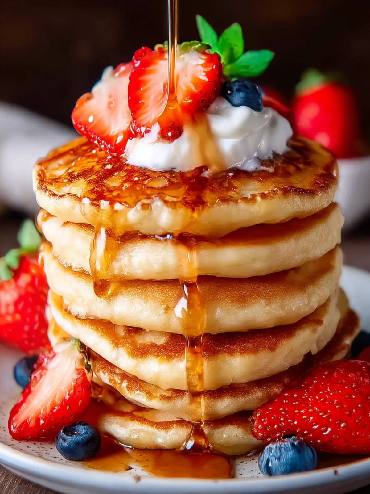 Almond Milk Pancakes First Image